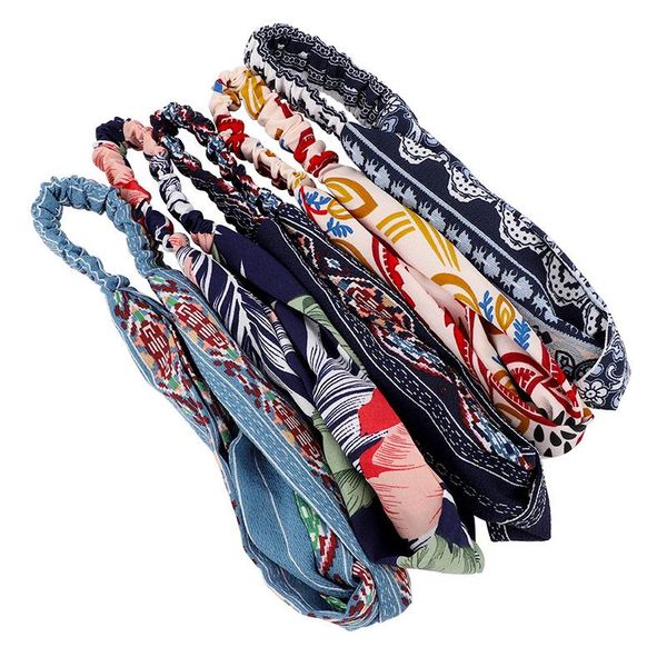 

оголовье узел тюрбан hairband bohemian упругие twist глава группы волос аксессуары для женщин девушки волос хооп мода цвет головной убор jll, Slivery;white