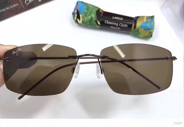 

джим фрегат rimless gloss темно-коричневый мужской солнцезащитные очки мода sunglass бренда дизайнерские солнцезащитные очки, новые с коробк, White;black