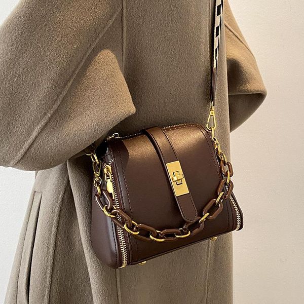 

fashion pu leather high grade women's bag retro beaded handbag shoulder bags