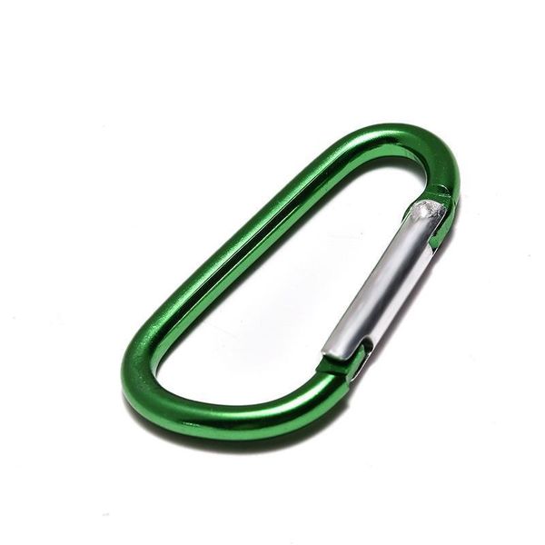 

carabiner ring keyrings keychains outdoor sports camp snap hook keychain aluminum metal convenient hiking camping clip dhf2269