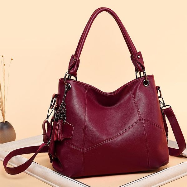 

shoulder bags fashion women's bag autumn 2021 ladies hand black red