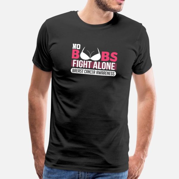 

no boobs fight alone awareness month designers graphic t shirt diy lovely o-neck tracksuit hoodie sweatshirt