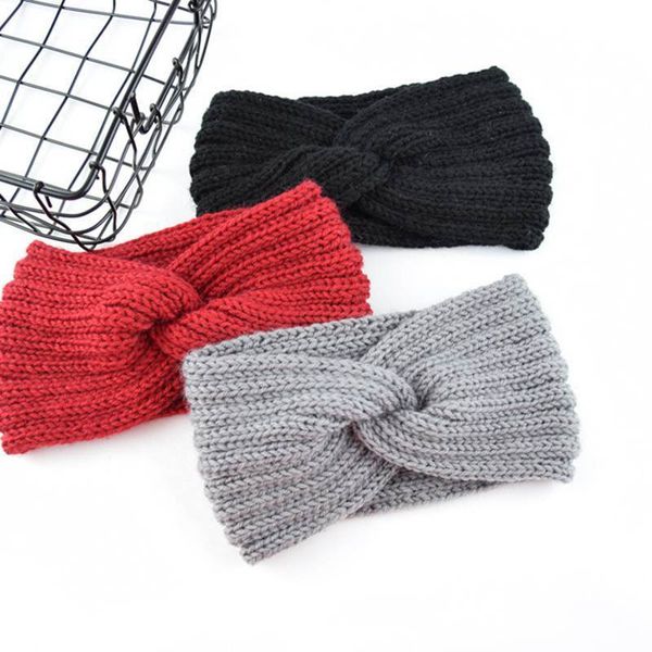 

warmers earmuffs scrunchy ear 2021knitted twist female clip turban headband bandana head bandage hair accessorie