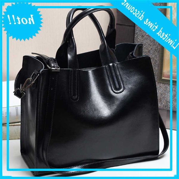 

leather handbag one shoulder messenger women's bag