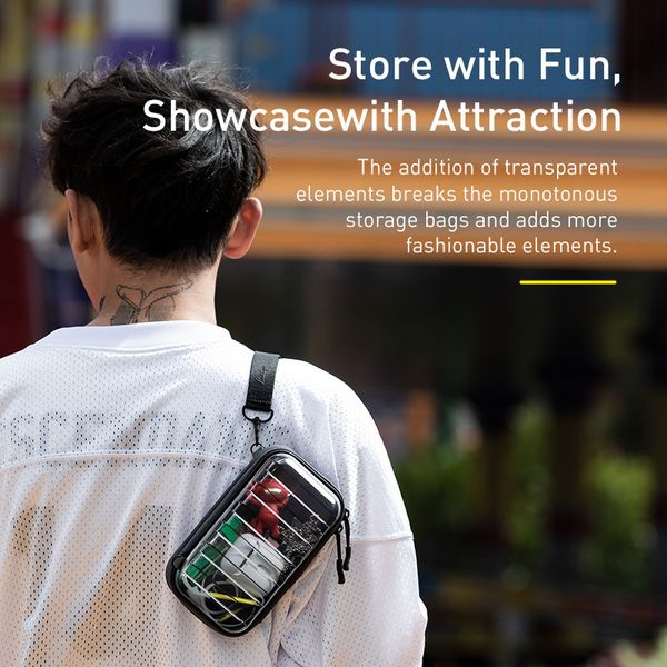 

водонепроницаемый базовый цифровой usb-кабель sd-карты наушники для мобильного телефона мешок организатор сумки для туристических аксессуаро