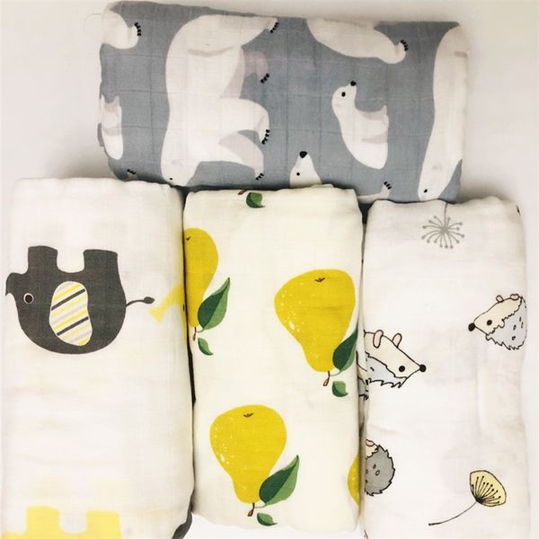 

210g bath towel 47inch70% bamboo+ 30% cotton baby swaddle blanket wraps newborn big diaper children kids muslin quilt y201009