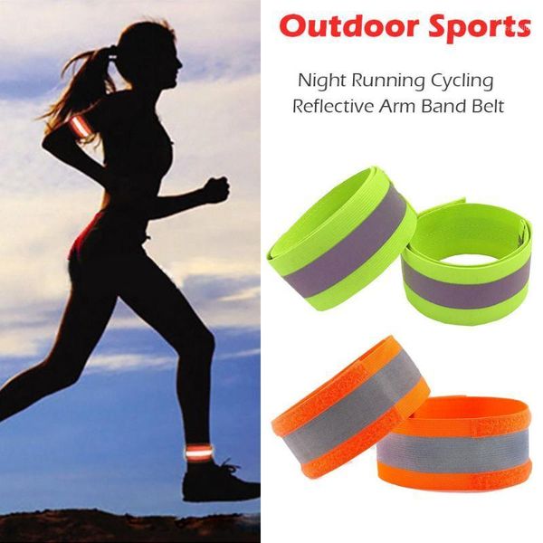 

waist support outdoor sports reflective armband wristband high-quality belt, suitable for night running s8*1, Black;gray