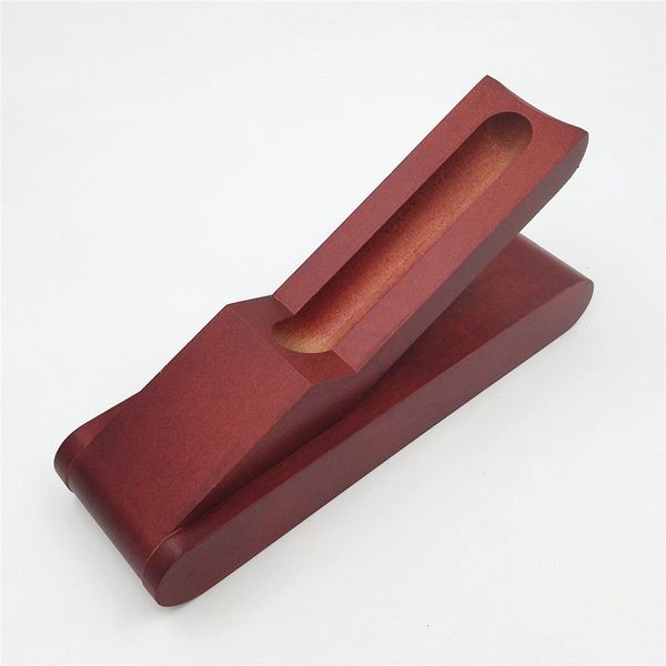 

wood craft gift box wooden pencil case for ballpoint roller pen office desk decoration wholesale