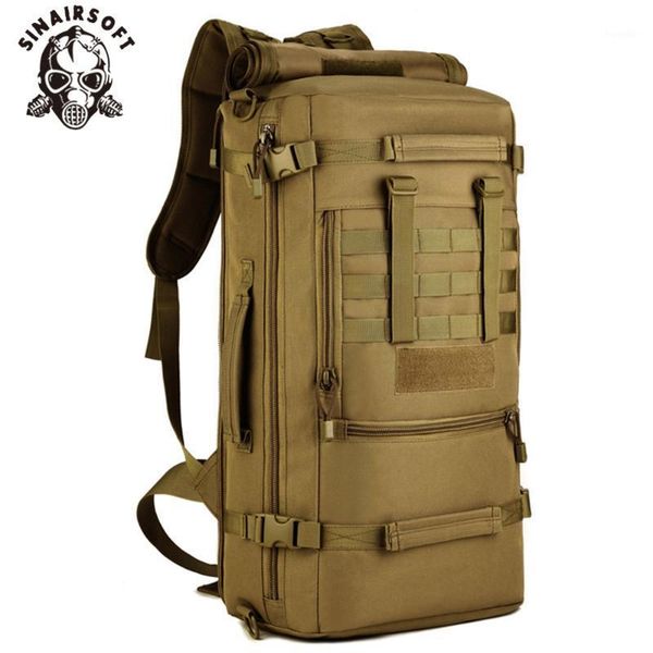

giftsinairsoft tactical backpack camping bags 50l mountaineering bag men's hiking rucksack travel backpack ly00891