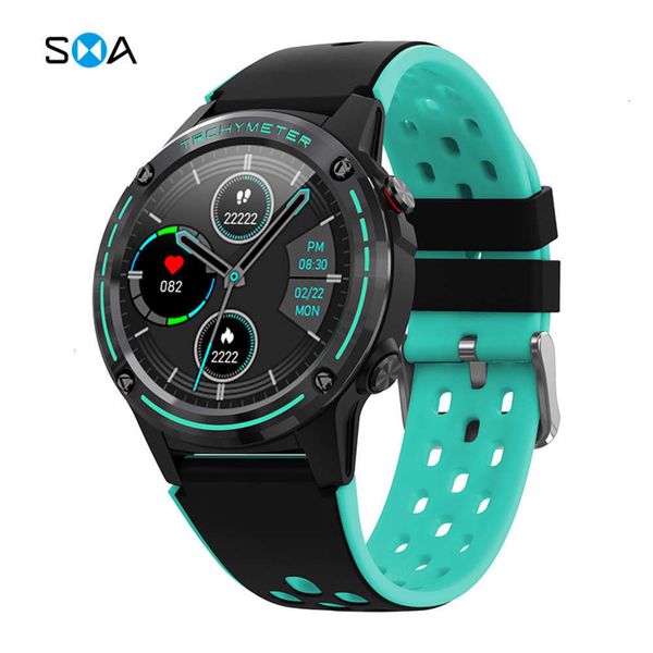 

new m6gps heart rate blood prsure compass altitude call multi sport smart watchbgt