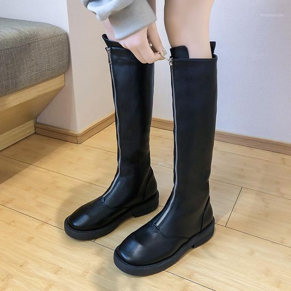 

brand boots women shoes over the knee high boots internal increase footwear non-slip ladies female botas de mujer femme1, Black