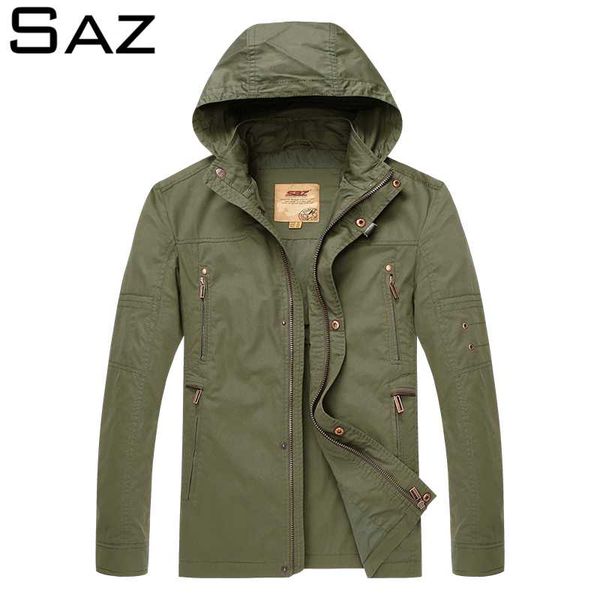 

saz quality bomber solid casual jacket men spring autumn outerwear mandarin sportswear mens jackets for male coats, Black;brown