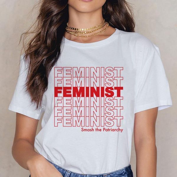

feminists harajuku t shirt women feminism grl pwr ullzang t-shirt girl power 90s girls tshirt tee female, White
