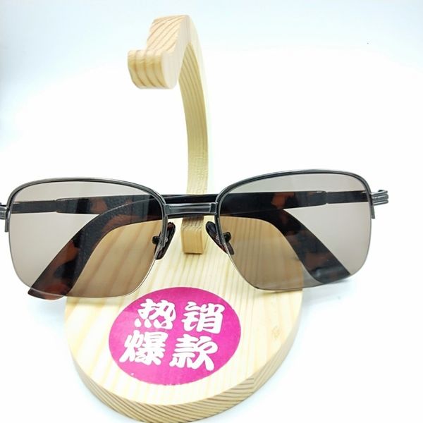 

crystal glasses wire drawing imitation donghai hawksbill stone sunglasses men's anti glare eye care goggles, White;black