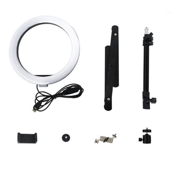 

flash heads dimmable ring light led lamp pography selfie fill with stand for youtube makeup video smartphone1