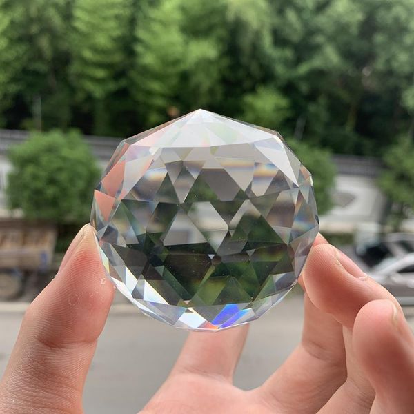 

60mm suncatcher glass art crystal ball faceted prism crystal chandelier paperweight centerpiece p home decoration h jllqyy