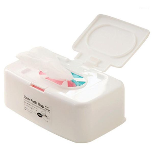 

deskseal baby wipes paper storage box household plastic dust-proof with lid tissue box1