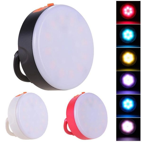 

ly-02 mini rgb led fill light pgraphy lamp portable super bright 3200k-6500k live streaming light w/ built-in battery