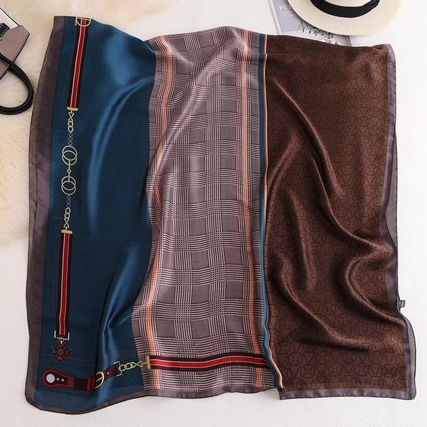 

shawls women scarf summer silk scarves lady wrap soft muffler female echarpe designer beach stole bandanna foulard, Blue;gray