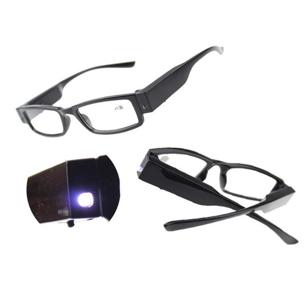 

strength reading with led glasses men multi women eyeglasses spectacle diopter magnifier light up