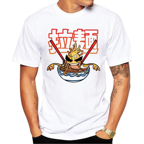 

ramen monster printed men t shirt 2018 fashion hipster tee shirts short sleeve casual funny food t shirt sport hooded sweatshirt hoodie