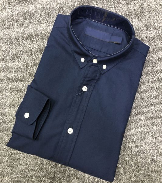 

mens shirts small horse quality embroidery blouse long sleeve solid color slim fit casual business clothing long-sleeved shirt tkio, White;black