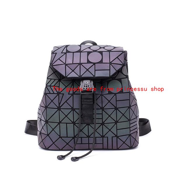 

realer women girls bag school for teenagers backpack mini bag pack foldable geometric luminous backpack holographic refretion wj9cg qynf