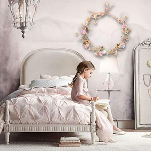 

decorative flowers & wreaths willow decoration simulation wicker green leaves cane wedding set plant rattan home decor festive supplies1