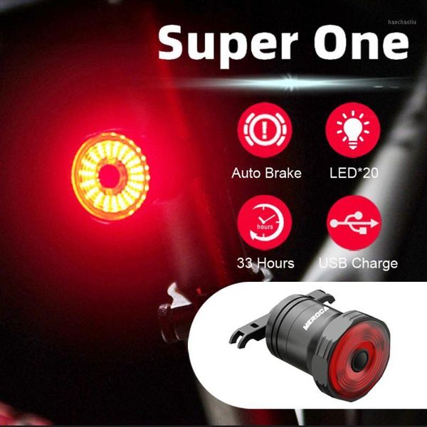 

bike lights bicycle smart auto brake detection light ipx6 waterproof led rechargeable taillight rear accessories1