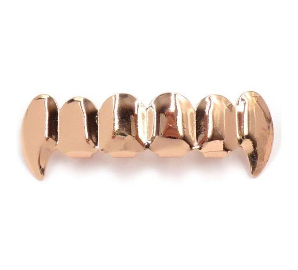 

new hip hop gold teeth grillz & bottom dental grills mouth punk teeth caps cosplay party toot wmttka lottery2010, Black