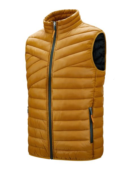 

2021 new new autumn winter vest mens coat sleeveless jacket casual style waistcoat male outwear overcoat no hood t3zc, Black;white