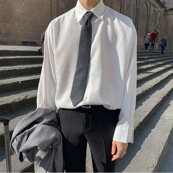 

2019 autumn and winter new basic solid color long-sleeved fashion casual korean version of the bottoming shirt white -xl1, White;black
