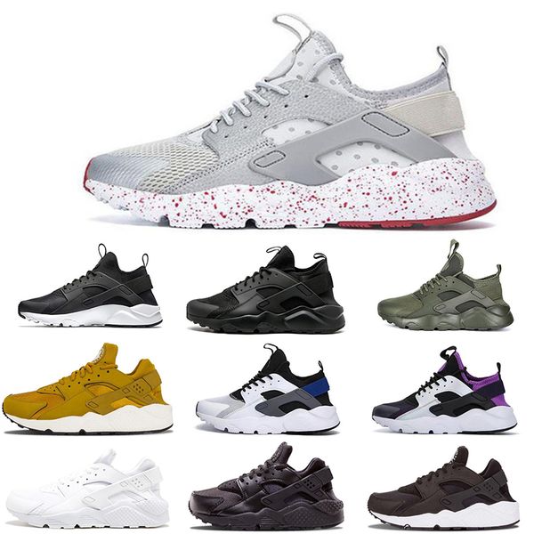 

huarache 4 iv мужчины женщины обувь кроссовки black red white sports trainer подушка поверхностные дышащая обувь 36-45