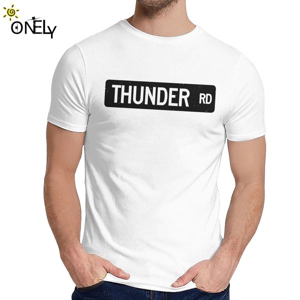 

thunder road street sign graphic fashion crewneck custom natural us size s 6xl big size sport hooded sweatshirt hoodie men t shirt