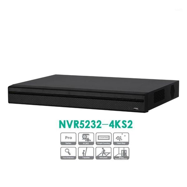 

8ch 64k h.265 no poe lite network video recorder for 4mp 8mp ip camera with 2 sata ports nvr5232-4ks21, Black;white