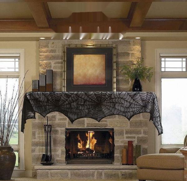 

jnslp halloween cloth mantelpiece party decoration party festival cover halloween cloth mantelpiece ghost fire decoration festival fireplace