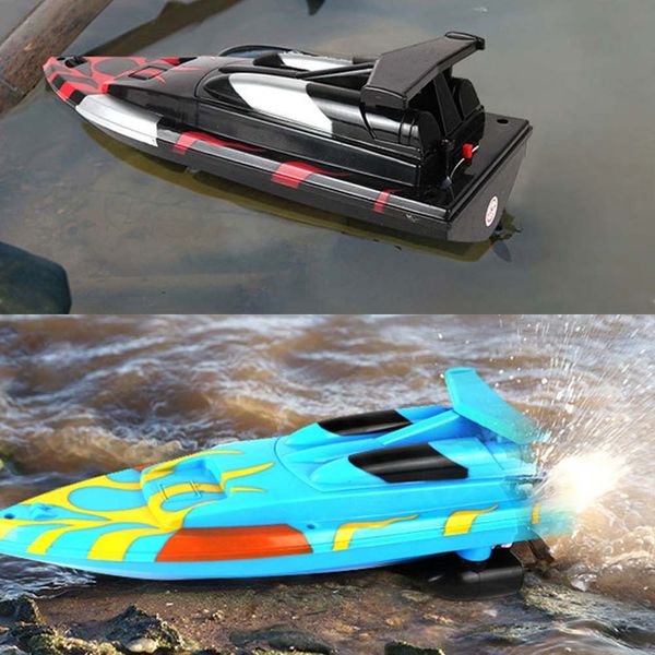 

wireless remote control electric boat speedboat rowing toy boat model high speed children boy waterproof yacht steamer