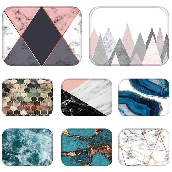 

sea geometric kitchen entrance door mat coral velvet carpet rubber colorful indoor floor mats non-anti-slip kitchen rug