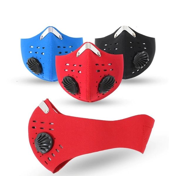 

masks carbon outdoor activated half lining face anti-pollution dusk-proof cycling mtb road bike party sports riding mask