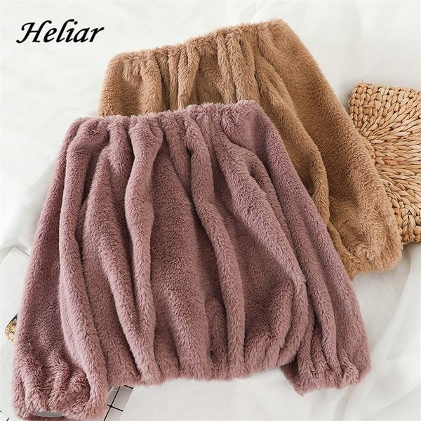 

heliar velvet sweaters women off shoulder pullovers casual solid elegant warm cashmere rumpers autumn winter sweater 201111, White;black