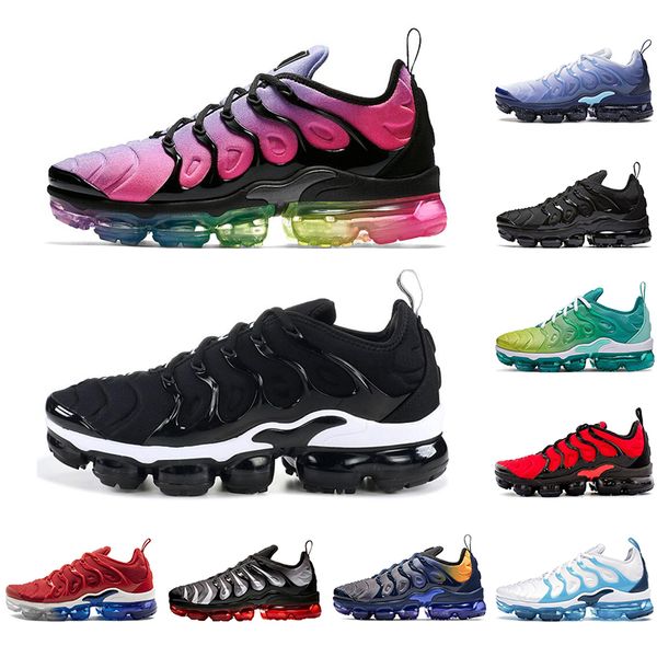 

tn кроссовки мужчины женщины черный белый hyper фиолетовый game royal light текущий синий бред chaussures дышащий тренеры спорт кроссовки