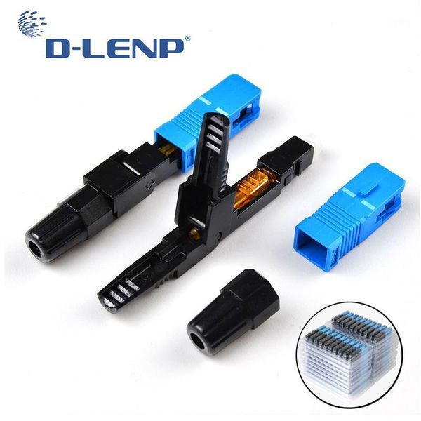 

fiber optic equipment dlenp 10/ 50/ 100 pcs embedded sc upc fast connector ftth single-mode quick adapter field assembly1