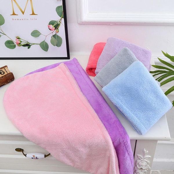 

microfiber bath towel hair drying quick-drying ladies shower men tool towel for men bath turban soft headgear i8l91