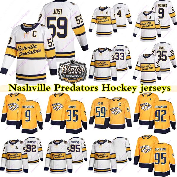 

nashville predators jerseys 9 filip forsberg 59 roman josi 33 viktor arvidsson 35 pekka rinne 4 ryan ellis 95 matt duchene hockey jersey, Black;red