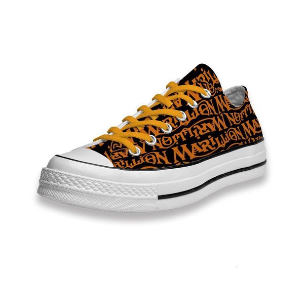

printed sho music band marillion sneakers low custom mens womens skateboard sport footwear diy trainers canvas casual shoe