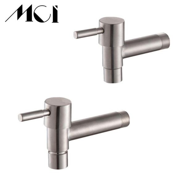 

bathroom sink faucets wall mounted taps 304 stainless steel fast open garden faucet bibcock cold water mop pool washing machine mci