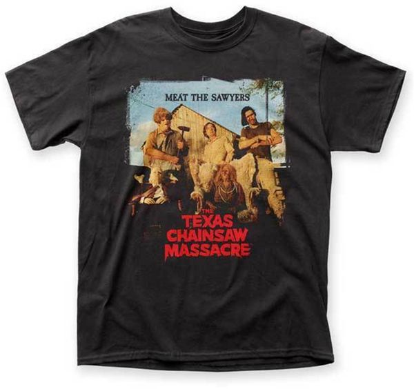 

the texas chainsaw massacre - meat the sawyers - t shirt s-m-l-xl-2xl new superior quality tee shirt sport hooded sweatshirt hoodie