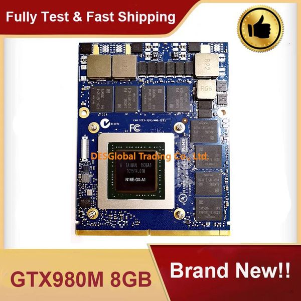 

brand new gtx 980m gtx980m graphics video card sli x-bracket n16e-gx-a1 8gb gddr5 mxm for alienware msi clevo laptop