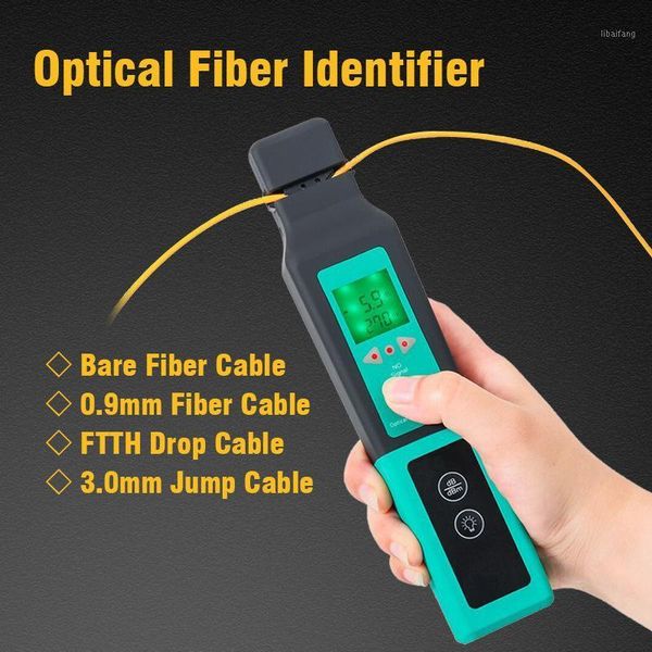 

800-1700nm optical fiber identifier optic fibre inspection device for bare fiber cable 0.9mm cable ftth drop 3.0mm jump1