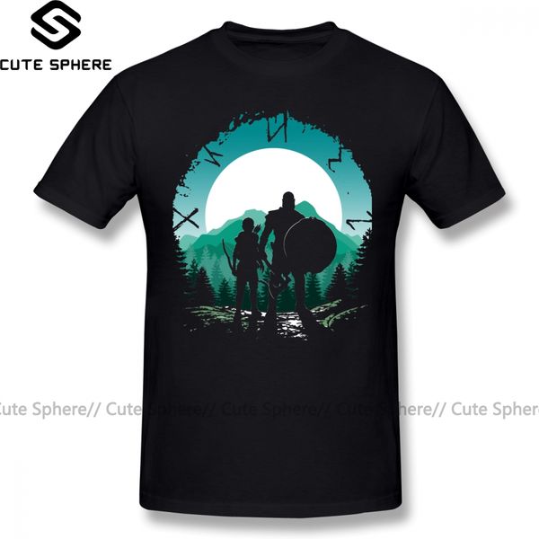 

god of war t shirt kratos and son t-shirt man graphic tee shirt awesome classic short sleeve plus size tshirt sport hooded sweatshirt hoodie